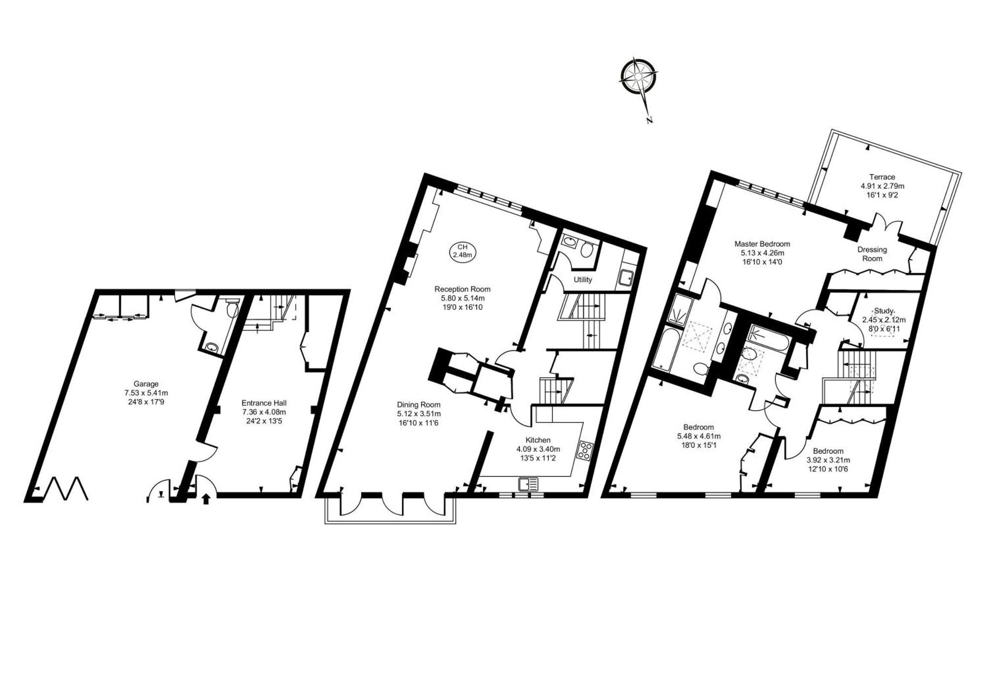 Modern 3 Bedroom Luxury House With Garage In Central Londra Dış mekan fotoğraf